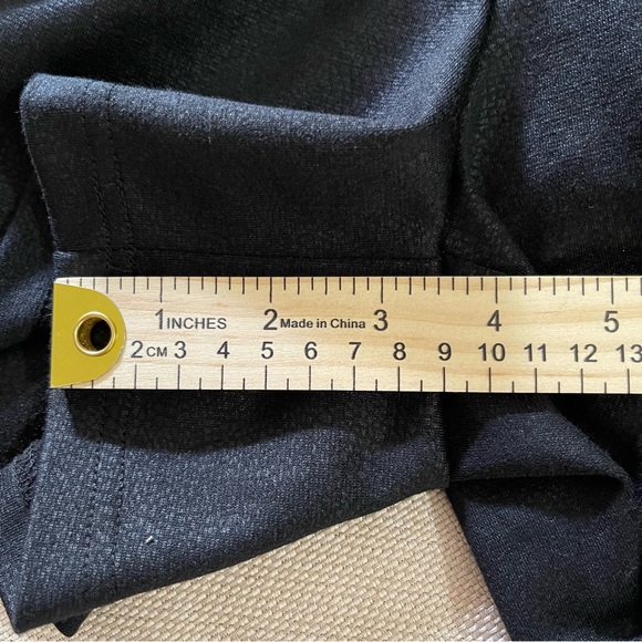 Free People Size 4 High Waist Black Ruffle Shorts Skort Boho Athleisure Mini - Picture 8 of 10